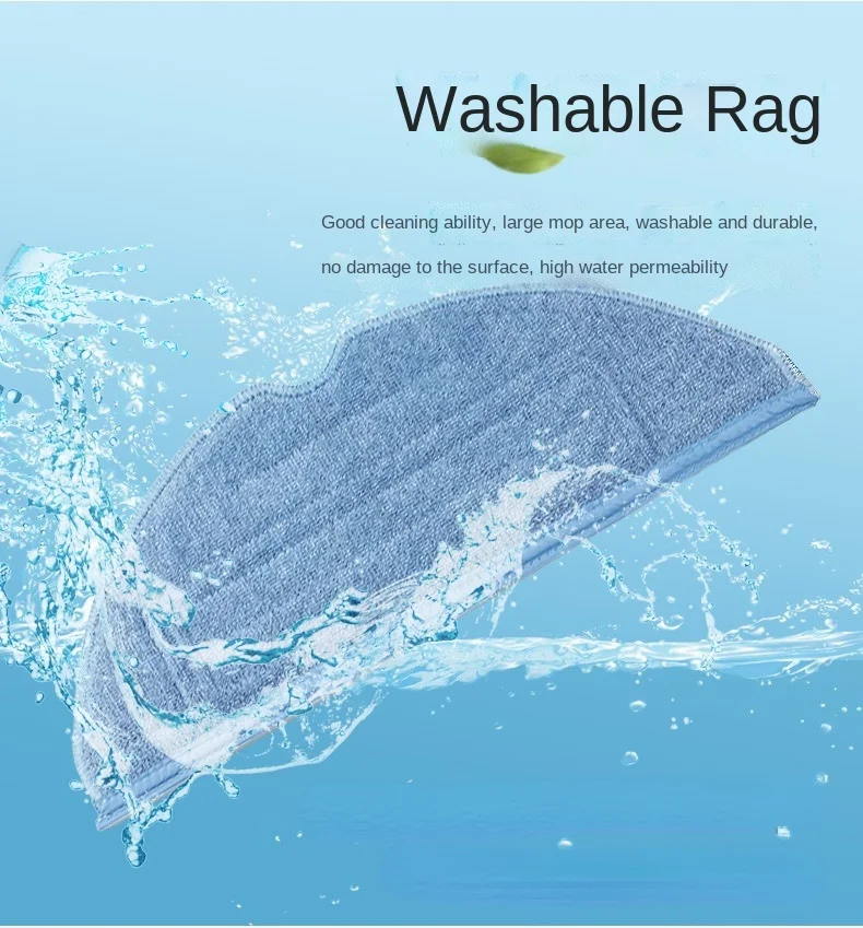 

Mop Pad For XiaoMi Roborock Vacuum Cleaner Robot S7 S70 S75 S7Max S7MaxV T7s T7s Plus Mop Rags Parts Mop Cloths Accessories