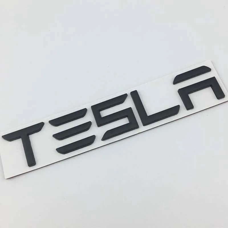 3d-наклейка для логотипа Tesla Model X Модель 3 родстер автомобиль передняя и задняя
