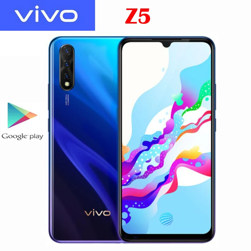 Новый оригинальный официальный сотовый телефон VIVO Z5 Snapdragon 712 6 38 дюйма Super AMOLED 4500