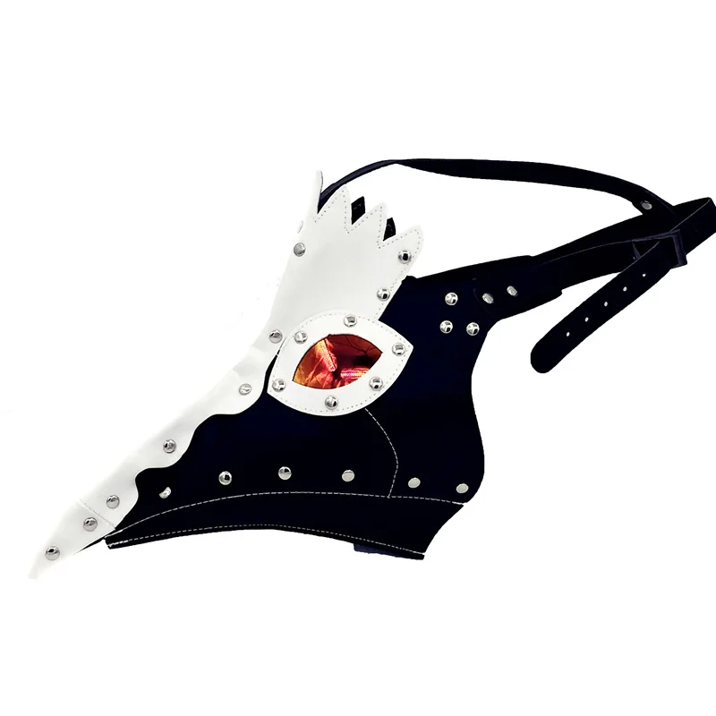 Маска Чумного доктора Орел клюв стимпанк Длинный Нос Маски черный ПУ птицы