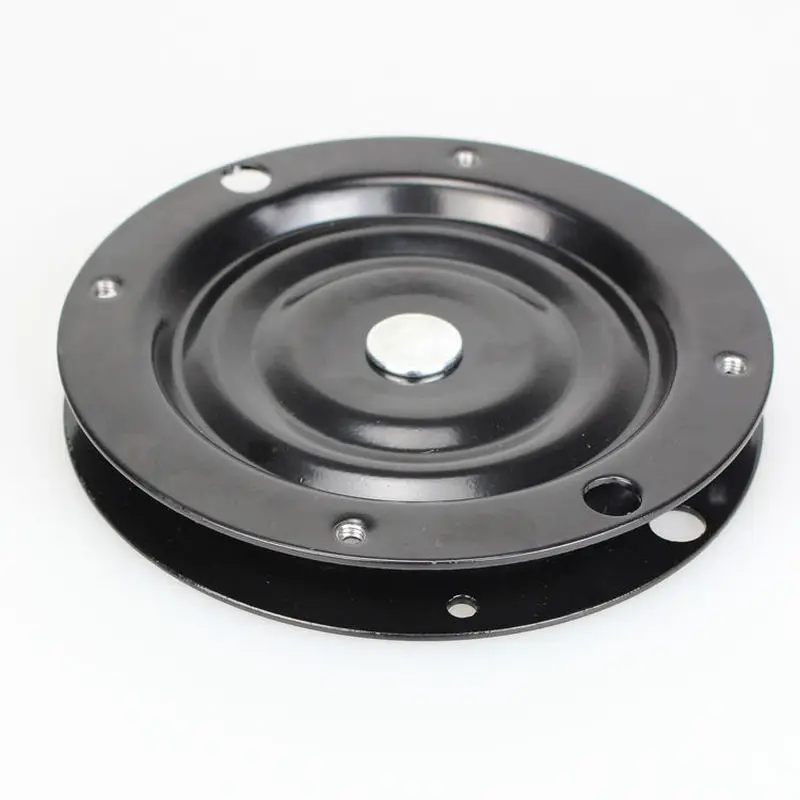 

6 Inch Round black Swivel Plates Full Bearing Boat seat 360 Degree Turntable rotating display stand chairs furniture Hardware