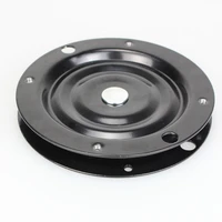 6 inch round black swivel plates full bearing boat seat 360 degree turntable rotating display stand chairs furniture hardware