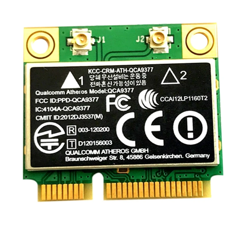 QCA9377 двухдиапазонный AC WIFI модуль адаптер Mini PCI E 2 4G/5G|Сетевые карты| |