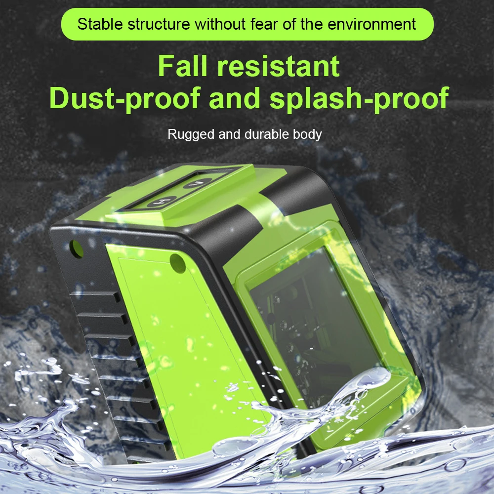 Умный Портативный 2-линейный лазерный нивелир с зеленым лазером функцией