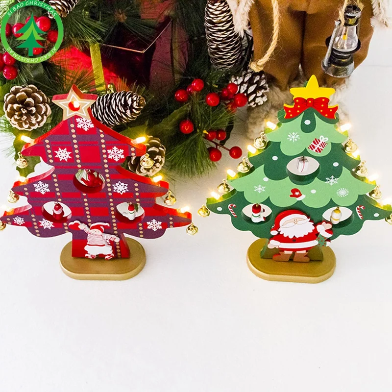 Деревянный декор для рождественских елок украшение праздника рождественская