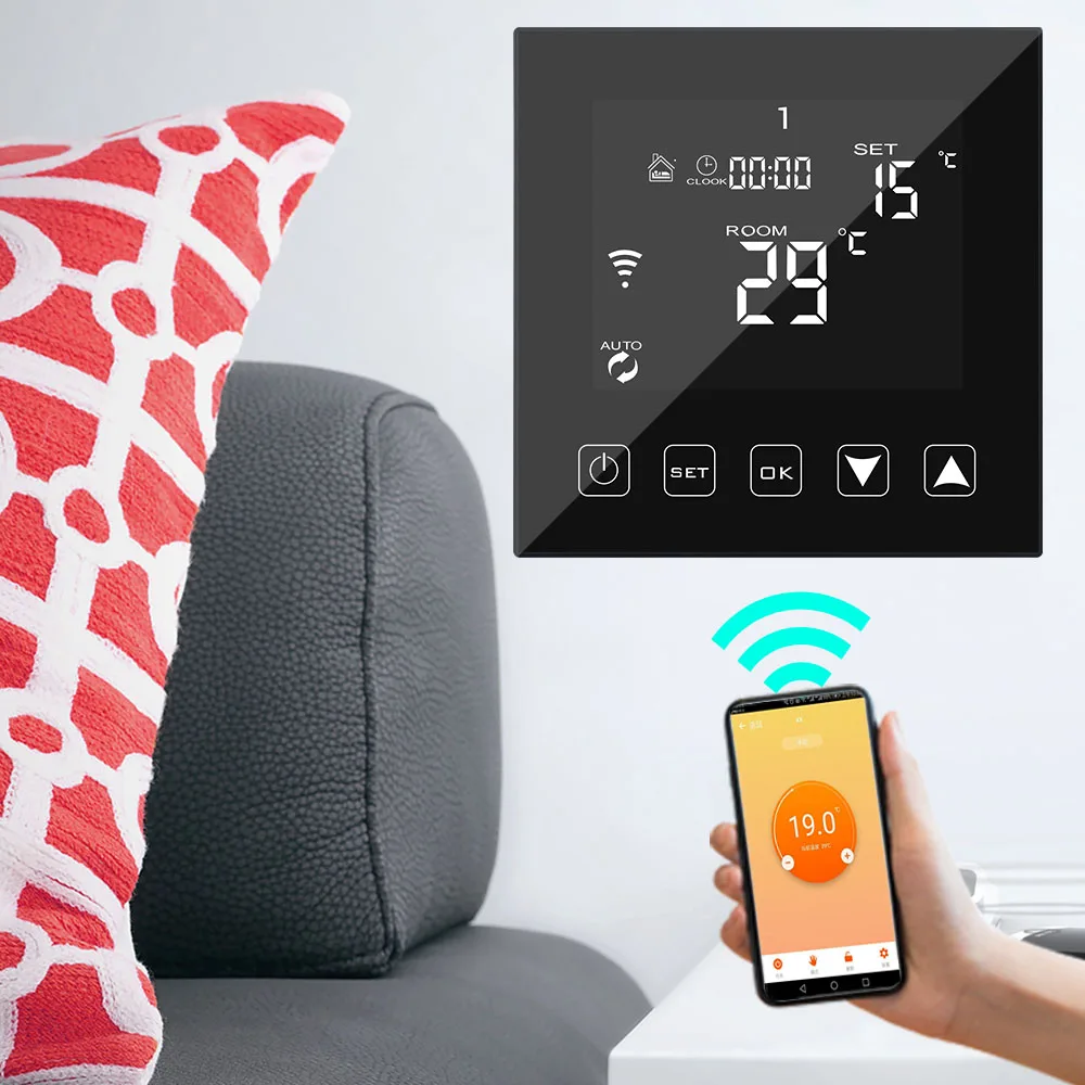 Термостат умный с поддержкой Wi-Fi 16 А |