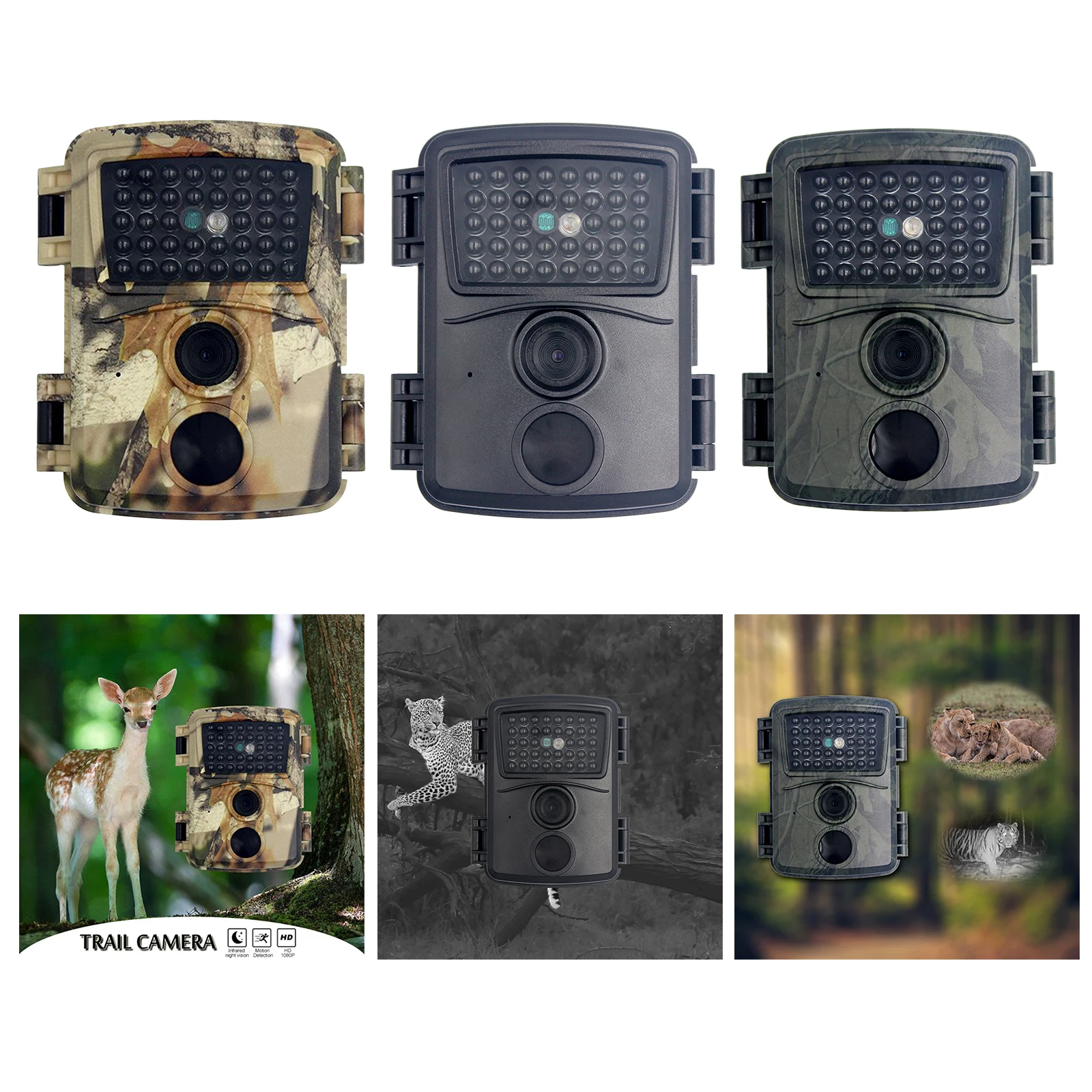 

PR600 Wildlife Camera 12MP 1080P Trail Game Scouting Cam IR Night Vision
