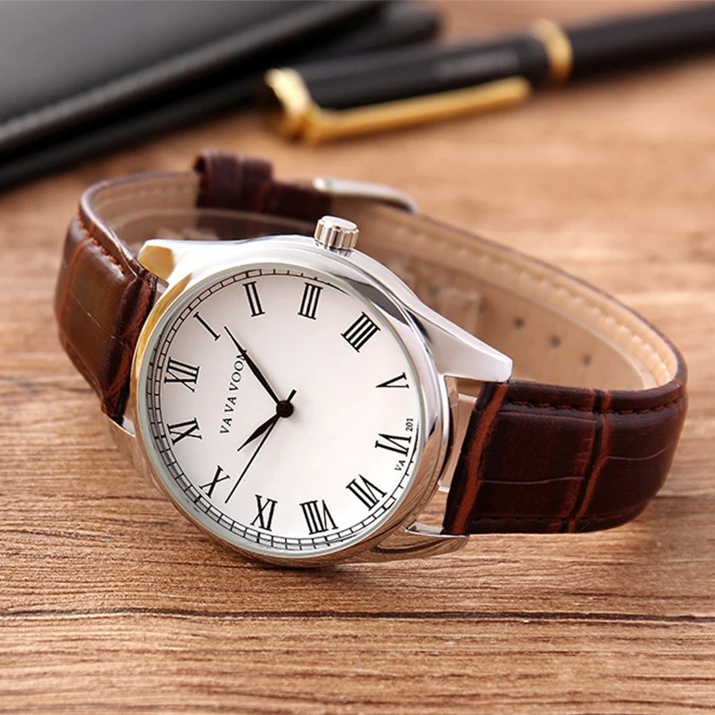 

Business Watch Men Black Quartz Stainless Steel Wristwatches Roman Numerals Luxury Watch Top Brand Nice Trend Clock