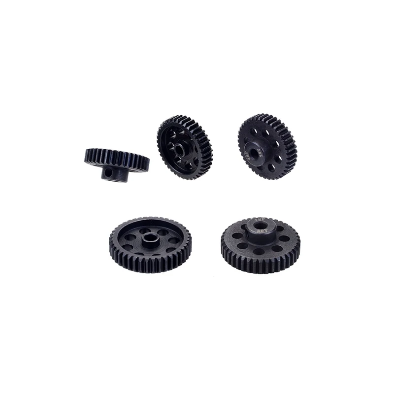 

5PCS 48DP 3.175mm Metal Pinion Motor Gear Set for 1/10 RC Car Motor