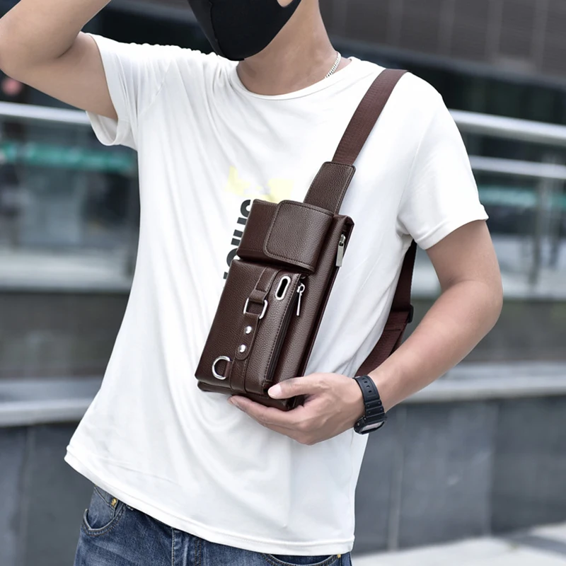 Belt Bag Waterproof Multipurpose Casual Sling Crossbody Chest Waist for Travel Running Walking Hiking jlrr | Спорт и развлечения
