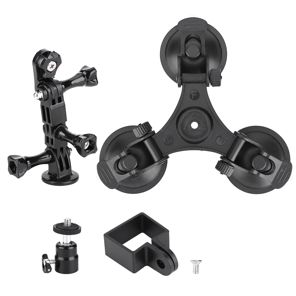 

Car Universal Sports Camera Accessory Strong Three Suction Cup Mount Holder Bracket Fit For DJI OSMO Pocket