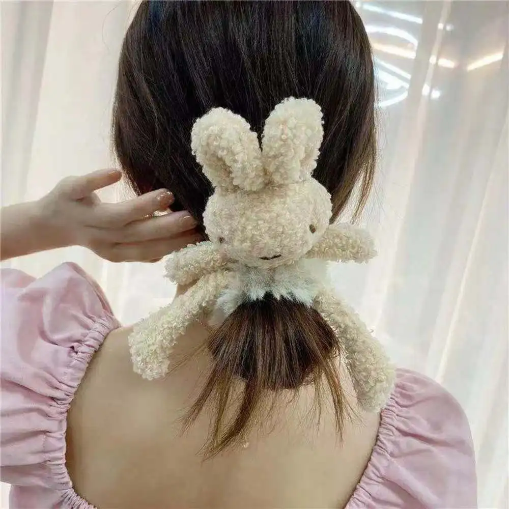 

Hair Scrunchies Velvet Elastic Hair Bands Plush Hair Tie Hair Head Rope Ponytail Holster, Elastic Hair Bands For Women Girls