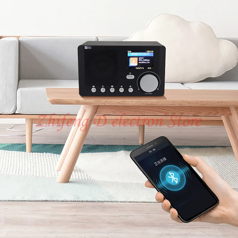 Ocean Digital WiFi Internet Radio WR210N Portable Radio， WEP / WPA WPA2，with Rechargeable Battery Bluetooth Receiver | Обустройство