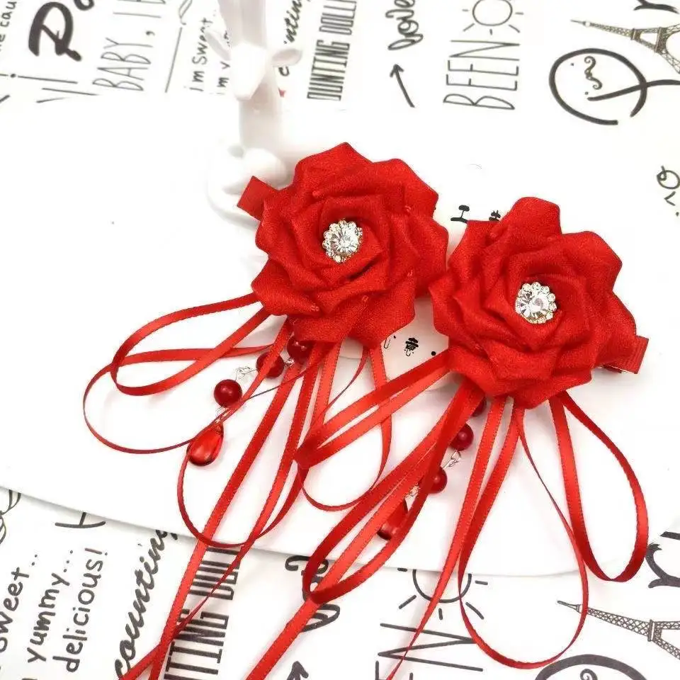 

Заколки для волос с жемчужинами и кисточками, 25