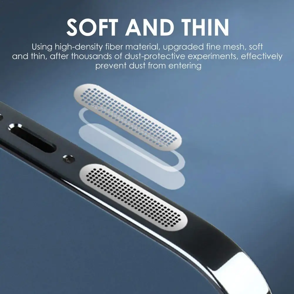 

Soft And Thin Mobile Phone Dust Net With Special Liquid Pack For IPhone12 Speaker Net Not Affect Sound Dust-protective Film