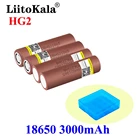 Аккумуляторная батарея Liitokala 18650, 3000 мАч, 18650HG2, 3,6 В