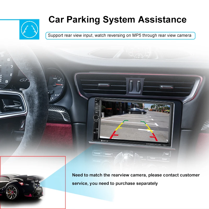 Автомагнитола 7021G 2 Din 7 дюймов TFT MP5 плеер USB Bluetooth Авто Видео дистанционное