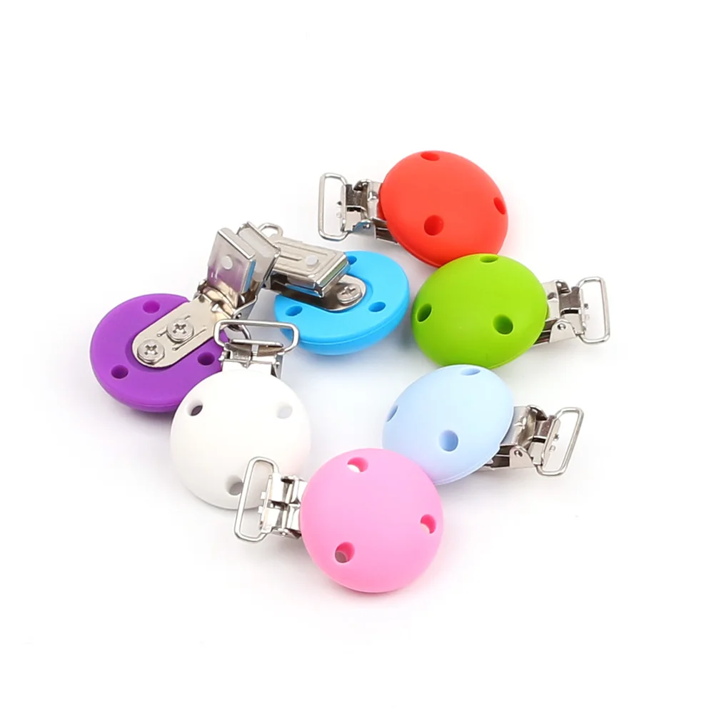 Новый круглый зажим для соски силиконовый шарик детский Прорезыватель и