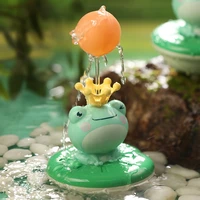 baby bath toys electric spray water floating rotation green forg sprinkler toy shower game for children kid swimming bathroom