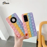 reliver stress bubble silicone case for xiaomi mi 11 11i 10t lite 10 9 9t poco f3 m3 redmi k40 note 9 8 pro 9s 7 soft push popit
