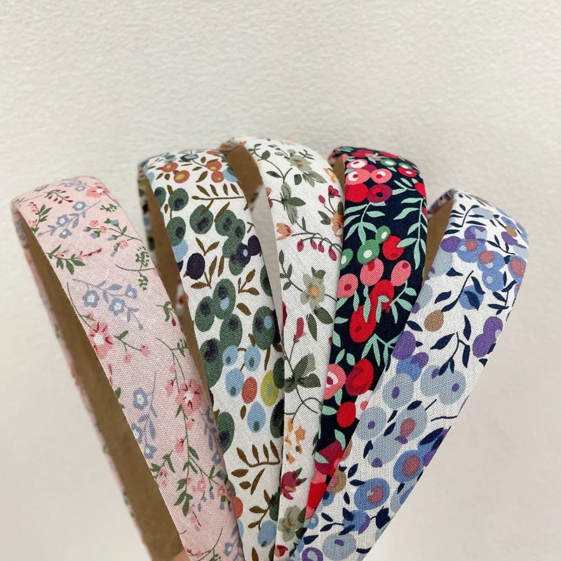 

2021 Hairband Fashion Women Flower Velvet Headband Ladies Hair Band Girl Hair Hoop DIY Satin Covered Resin Hair Accessories