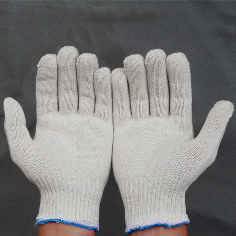 Тонкие хлопковые перчатки для работы в саду по дереву защиты домашней 2 пары