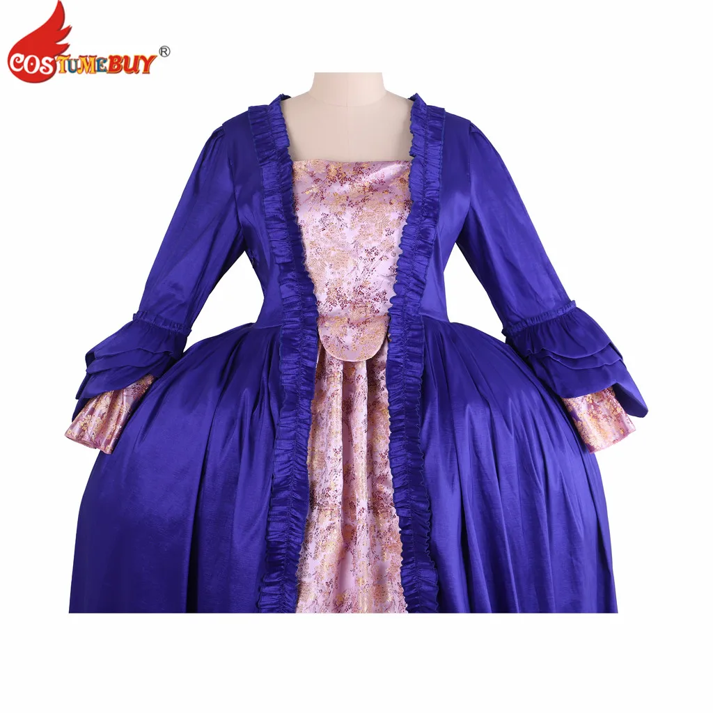Costumebuy Regency pioneer 18th Versailles Duchess Belle Платье средневековая реконструкция театр