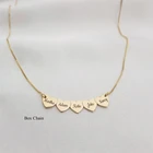 Изящные сердца с гравировкой имени для женщин и девушек