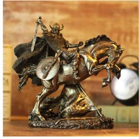 a model of roman gladiator armour creative bar household handicraft knight fighting horse