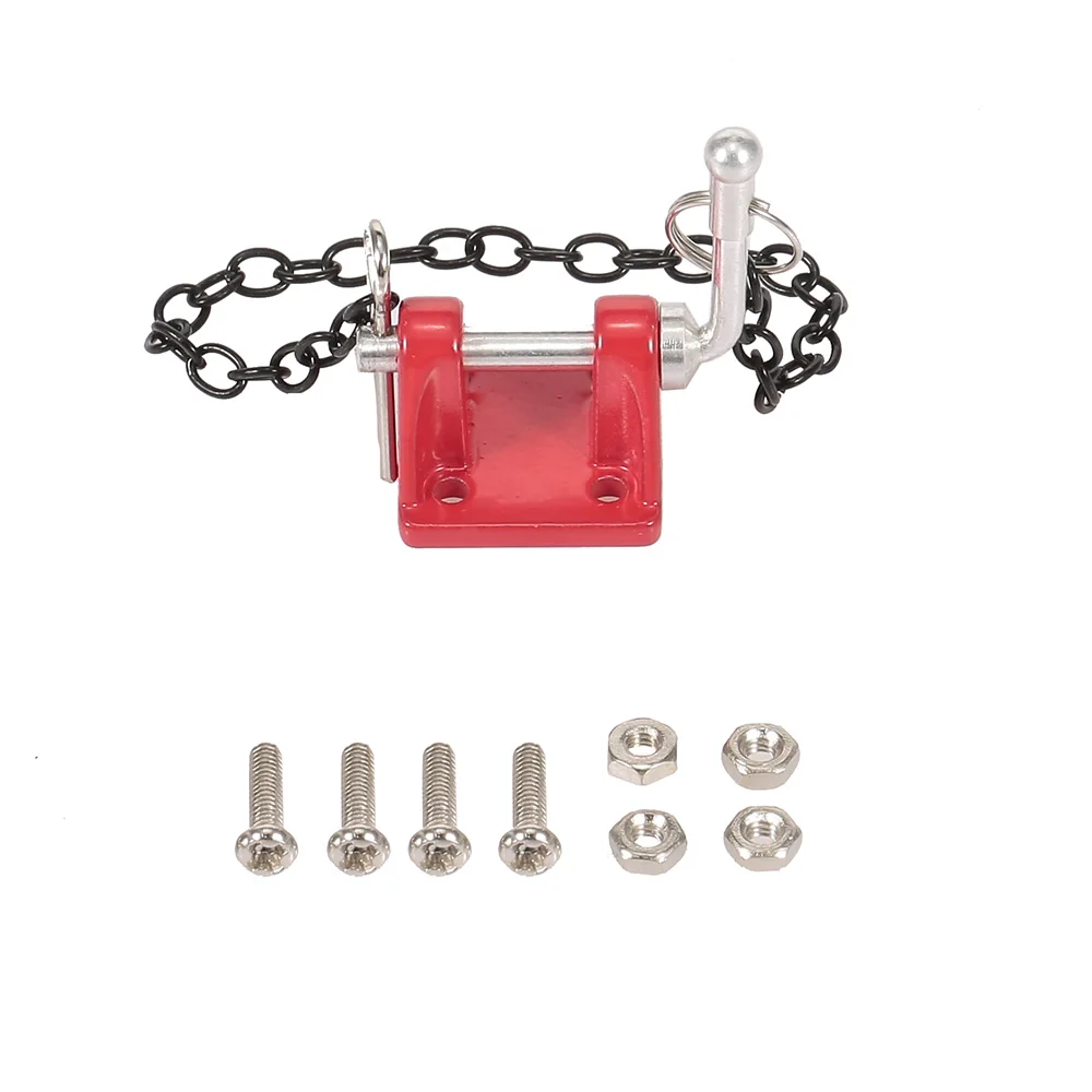 Металлическая буксирная Скоба набор крючков для прицепа 1:10 RC автомобиль осевой