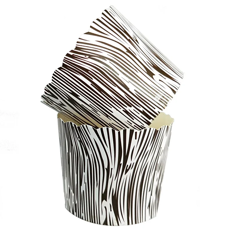 50 шт Высокое качество Золотой Кора зерна дизайн жиронепроницаемый бумажные