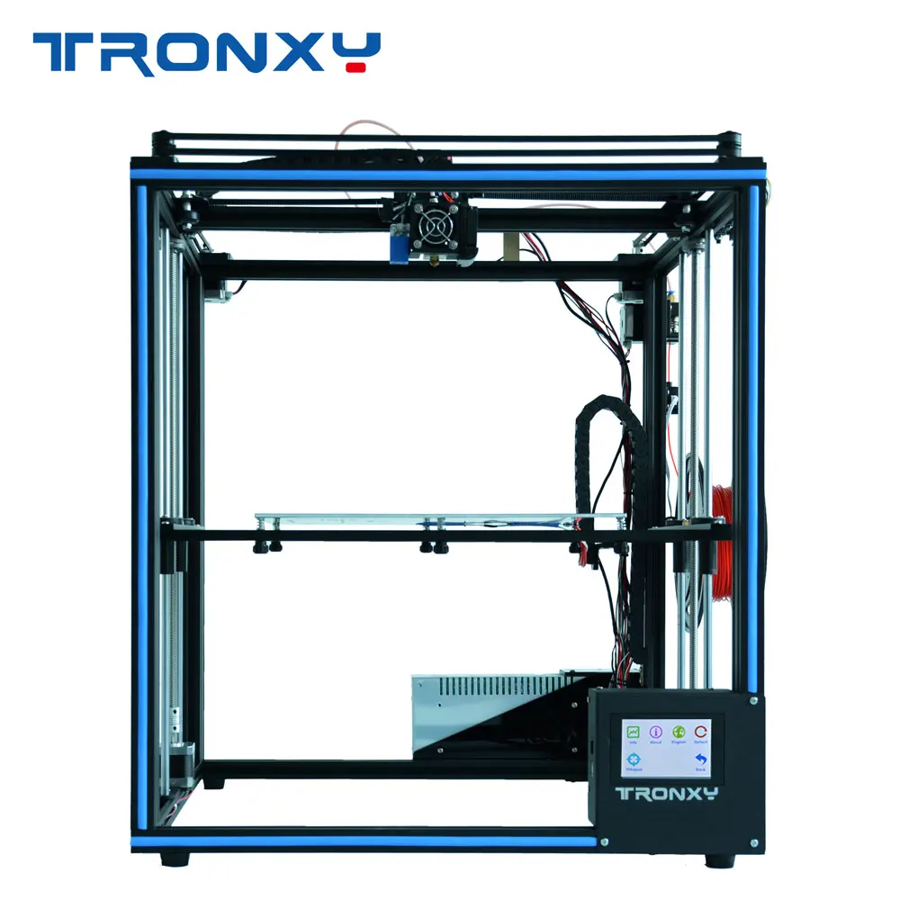 Новейший дизайн Tronxy X5SA с сенсорным экраном Авто уровень DIY 3D-принтер Комплект полный металл Большой размер печати