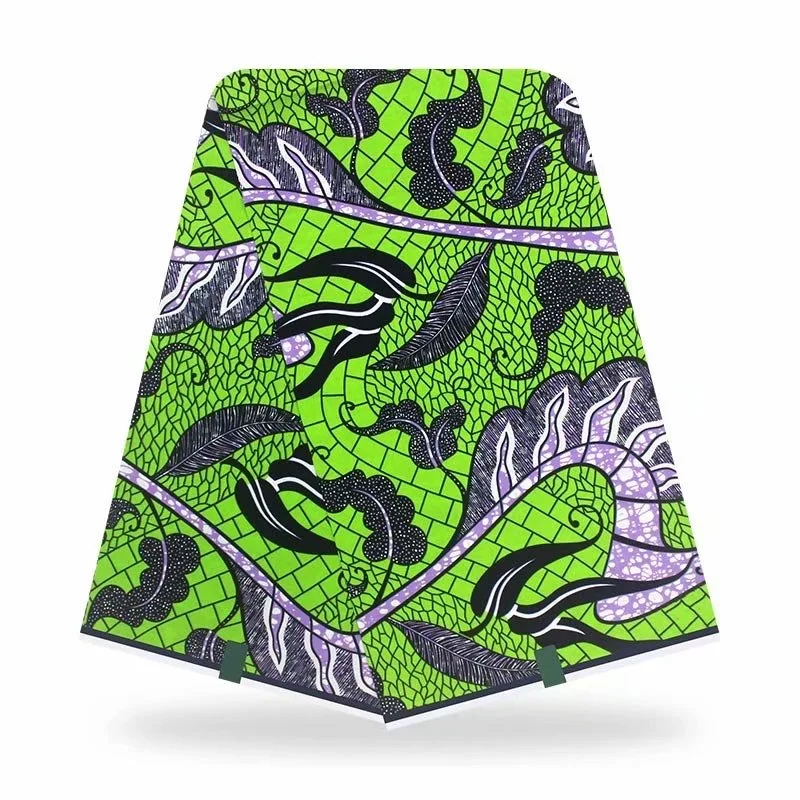 

2021 New Hot Sale African Wax Low price Fabric Cotton Material Nigerian Ankara Block Prints Batik High Quality Sewing Cloth 02