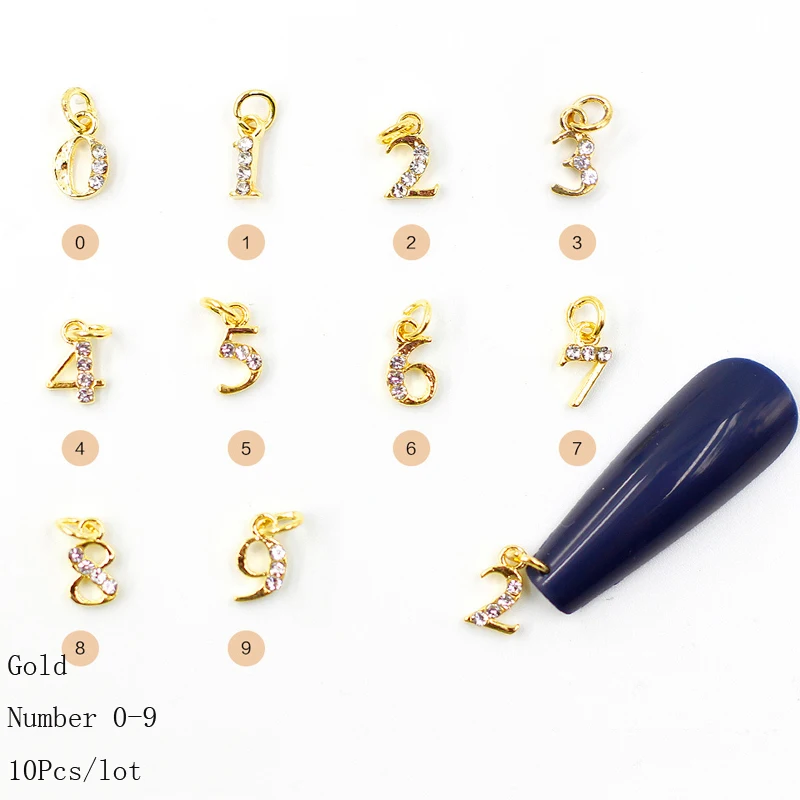 2021 новый дизайн для пирсинга ногтей шармы металлическое - Цена: 3.5