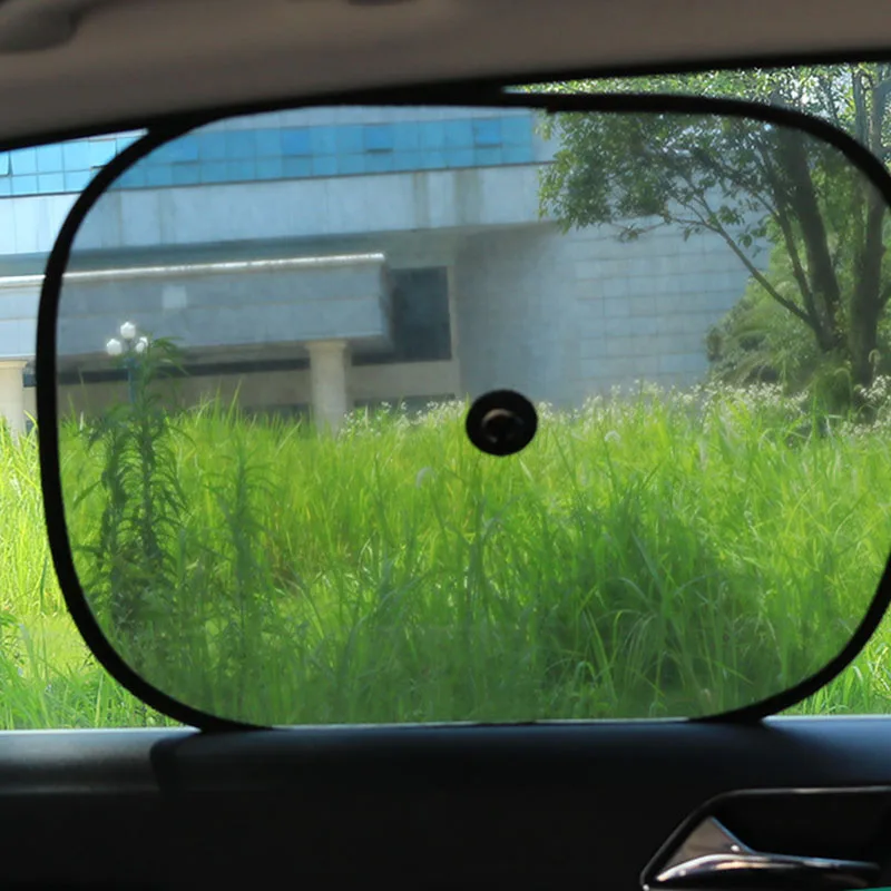 

2 PCS Car Window Shade Anti-UV With Suction Cup Sunshade Mesh Baby UV Shield Curtain For Vehicles 17.4 x 14.2 inch Car S