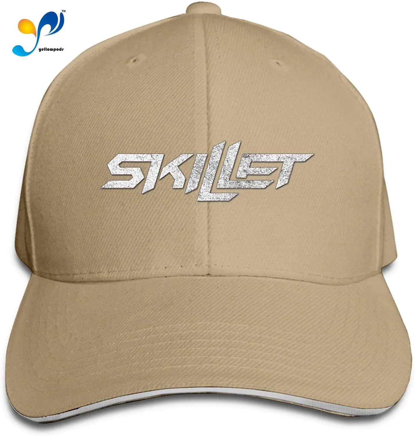 

Unisex Skillet Band Baseball Cap Adjustable Peaked Sandwich Cap Trucker Dad Hats