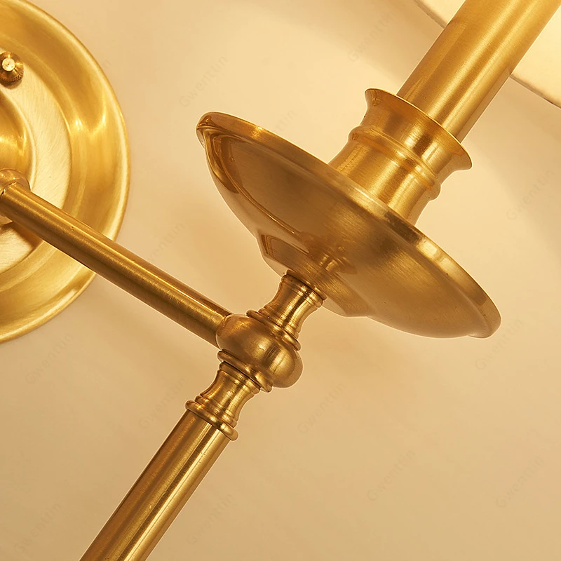 Скандинавский домашний Декор настенный светильник медный бра для гостиной