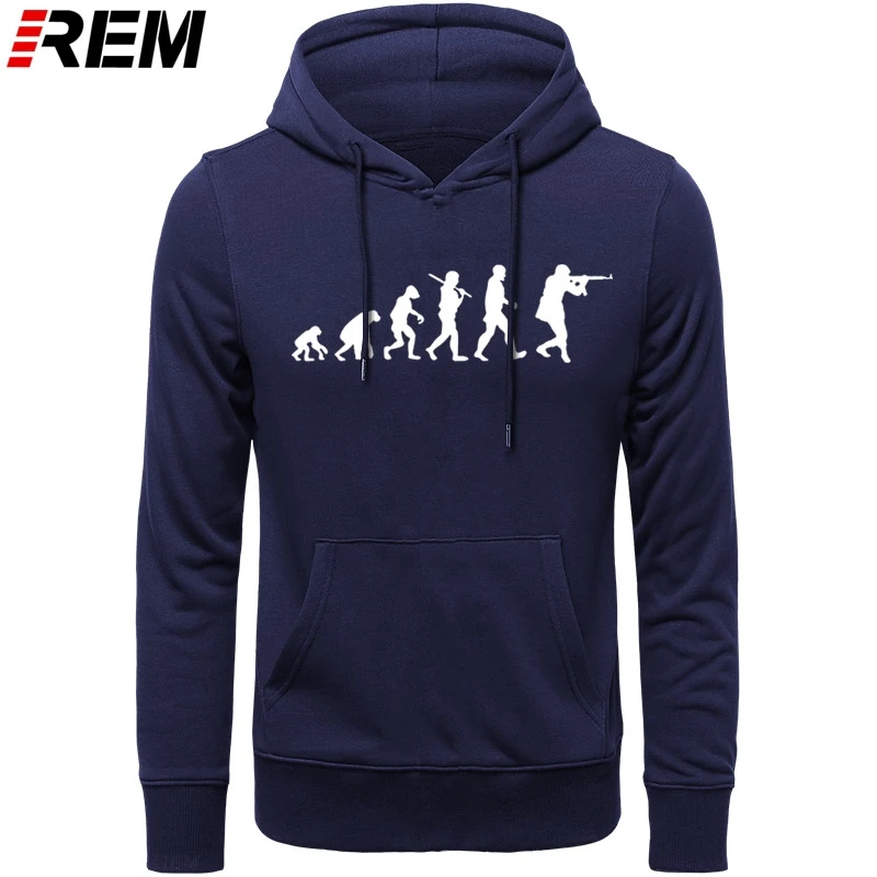 

REM Sweatshirts New Evolution Of Army Hoodies Men Printed Soldiers Sleeve Cotton Fashion Men Hoodies, Sweatshirts