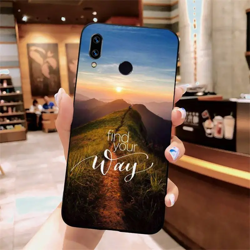

Mountain sea travel plant Phone Case For Xiaomi Redmi note 7 8 9 t max3 s 10 pro lite