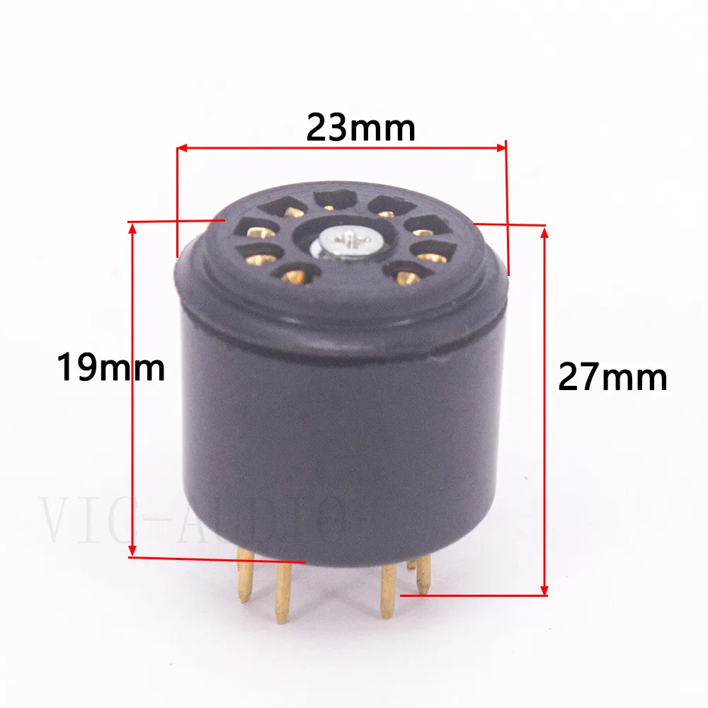 2 шт. 9 штифтов DIY усилитель увеличительная розетка для ECC81 ECC82 ECC83 12AX7 6CG7 6922 6DJ8