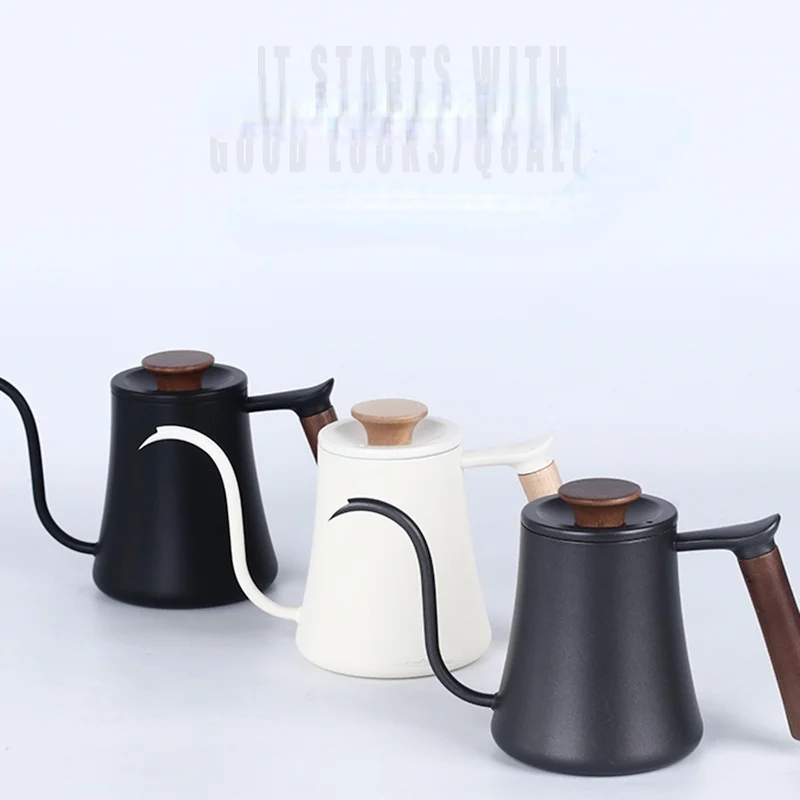 

Small Slow-shake Household Hand-made Coffee Pot, Thin-necked Pot, Household Coffee Utensils, Hanging Ears, Long-mouth Kettle