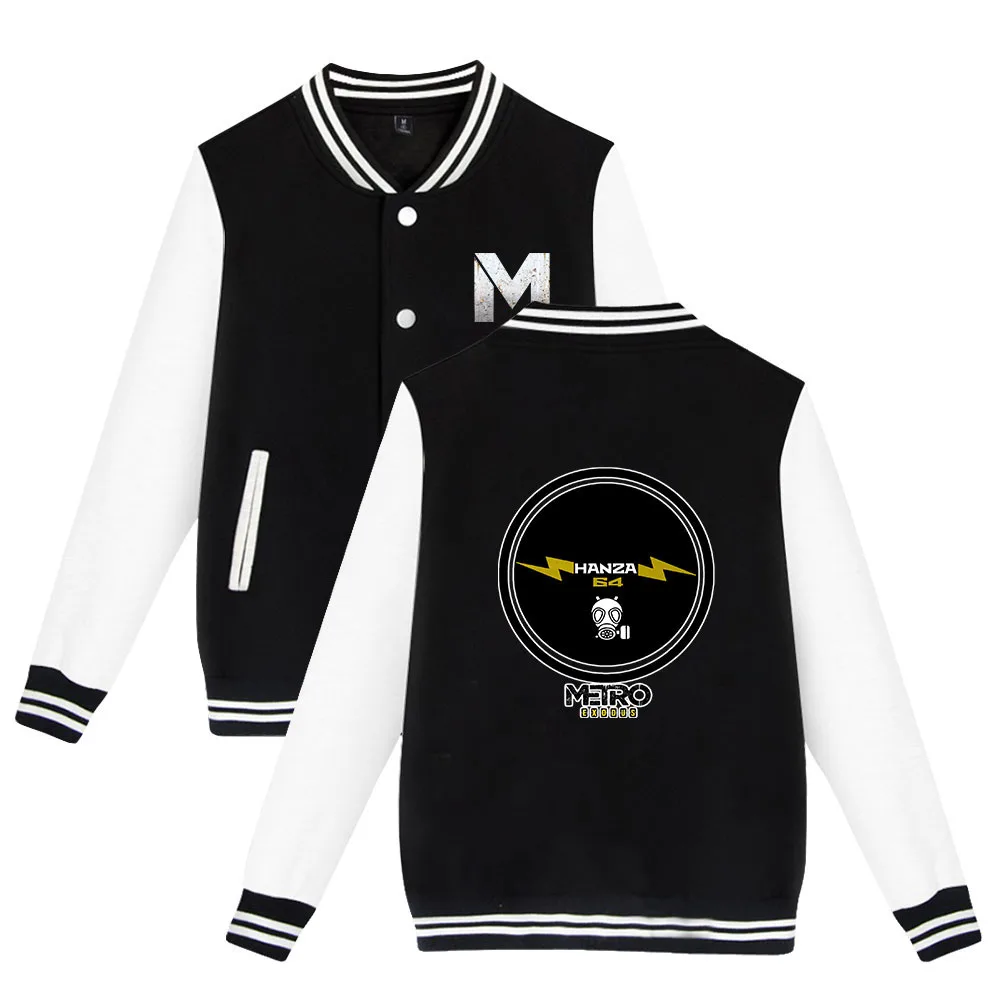 

2021 New Metro exodus 2D Print Baseball Sweatshirt Casual Baseball Jacket Men/Women Clothes