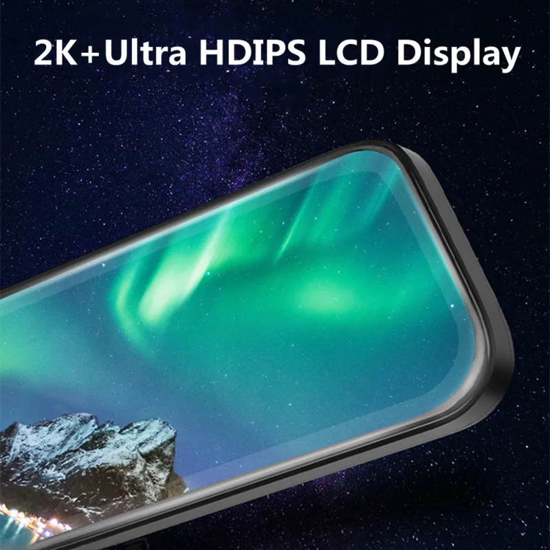 Автомобильный 10-дюймовый 2K Ультра-четкий потоковый видеорегистратор зеркало