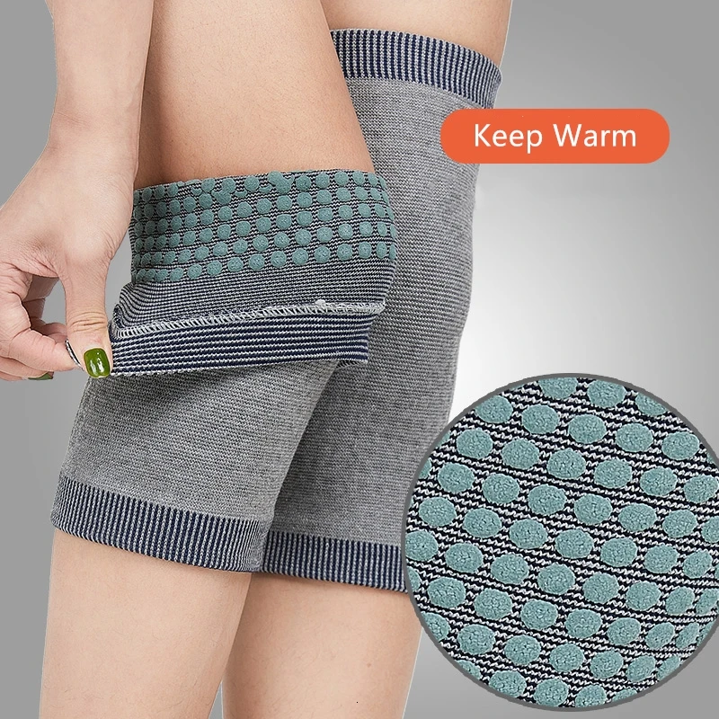 

1 Pair Anti-cold Self Heating Kneepad Winter Outdoor Sport Knee Support Tourmaline Magnetic Knee Pads Brace Patella Warmer