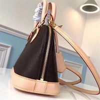 2020 Europe and America Latest fashion Female Shell bag Top quality genuine leather bag Women Shoulder Bag Free shipping 53152