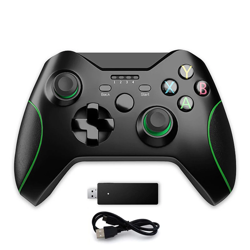 

Xbox One Controller 2.4G Wireless Gamepad PC Double Vibration Joystick For Windows Xbox One Console Control Xboxone Mando PS3