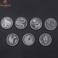 the seven deadly sins keychain meliodas protagonist tattoo memorial coin key chain for women men fans collect gifts