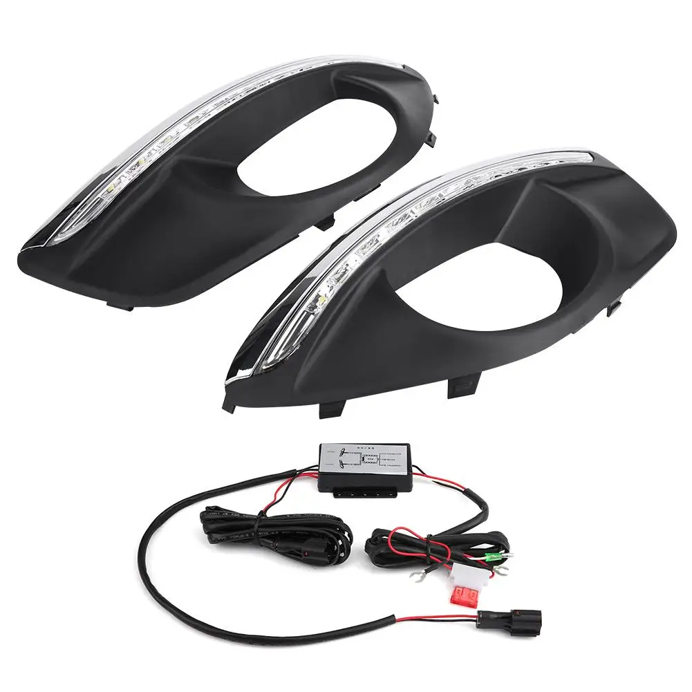 1 пара Автомобильные фары дневного света светильник DRL Светодиодный дневной