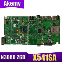 akemy x541sa notebook mainboard with n3060 cpu 2gb ram for asus vivobook f541s x541sa x541s laptop motherboard tested full 100