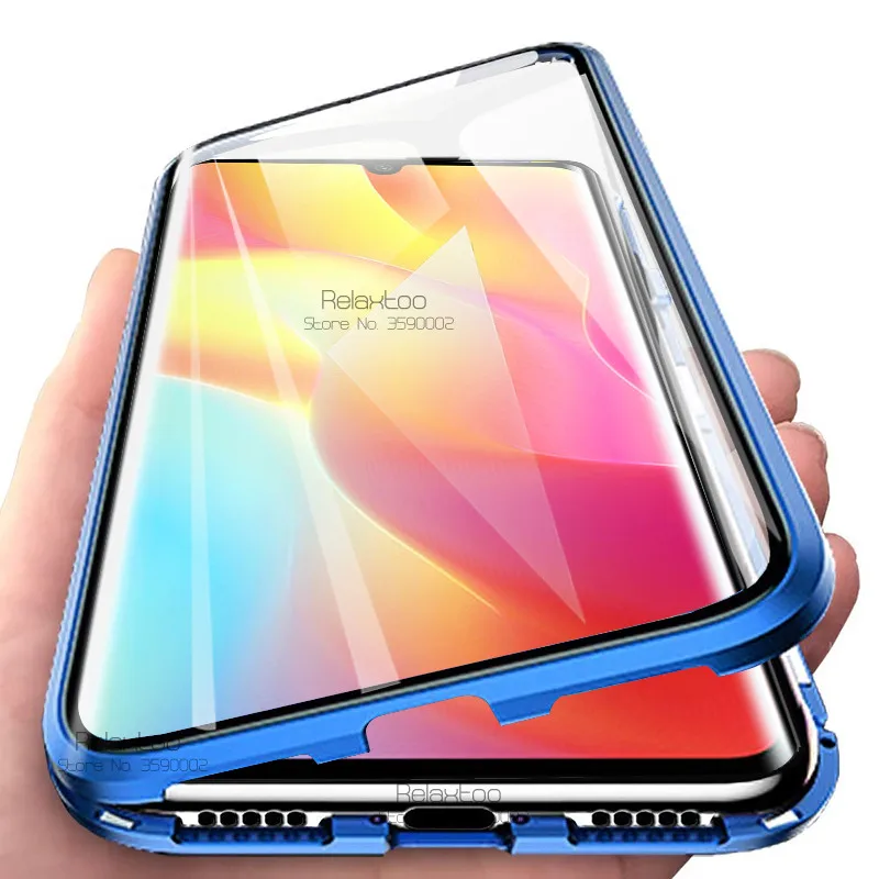 Для xiaomi mi note 10 lite чехол с магнитной застежкой на 360 ° чехлы xiomi note10 light not pro защитный